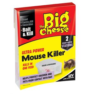 THE BIG CHEESE ULTRA POWER MOUSE KILLER READY BAITED STATION Image 1