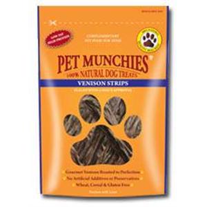 PET MUNCHIES VENISON STRIPS 75G Image 1