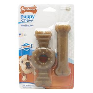 NYLABONE TWIN PACK PUPPY RING FLEXI WOLF Image 1