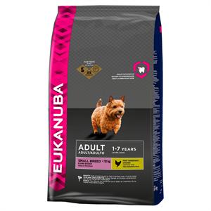 EUKANUBA ADULT 1-7 YEARS SMALL BREED 12KG - NEW BAG SIZE Image 1