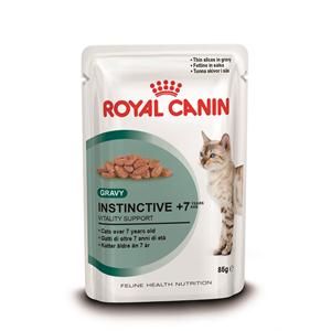 ROYAL CANIN INSTINCTIVE7+  CAT POUCH in GRAVY 12*85G Image 1
