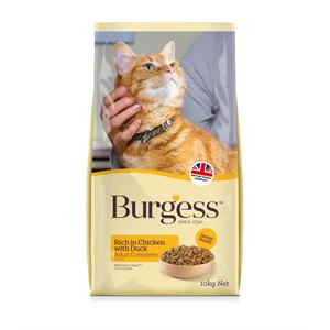 BURGESS ADULT CAT FOOD 10KG rich in Chicken and Duck Image 1