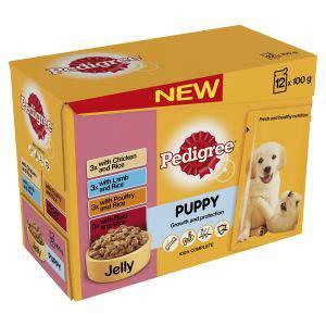 PEDIGREE POUCH in JELLY PUPPY 12*100G Image 1