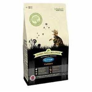 JAMES WELLBELOVED KITTEN TURKEY & RICE 4KG Image 1