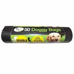 50 TIDY Z DOGGY POO BAGS -  Extra Thick and Extra Large Image 1