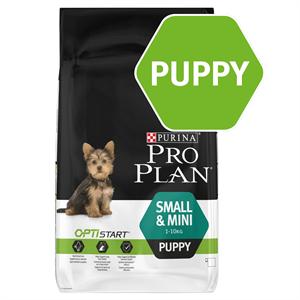 PRO PLAN Dog Small & Mini Puppy with OPTISTART 7kg rich in Chicken Dry Food  Image 1