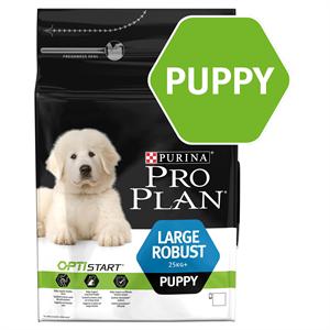 PRO PLAN LARGE ROBUST PUPPY FOOD with Optistart - Rich in Chicken 3KG Image 1