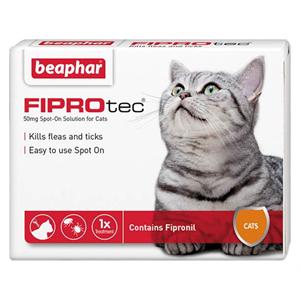 BEAPHAR FIPROtec FLEA TREATMENT FOR CATS 1 pipette Image 1