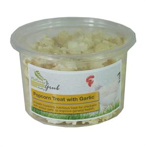 NATURES GRUB POPCORN TREATS GARLIC Image 1