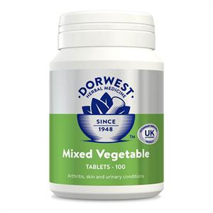 DORWEST VETERINARY MIXED VEGETABLES 100 TABLETS Image 1