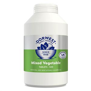 DORWEST VETERINARY MIXED VEGETABLES 500 TABLETS Image 1