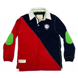 HORSEWARE BOYS RUGBY TOP - NAVY/RED Image 1