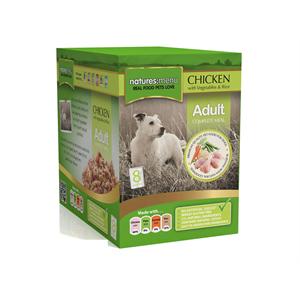 NATURES MENU DOG 8*300G (CHICKEN with vegetables & rice) Image 1
