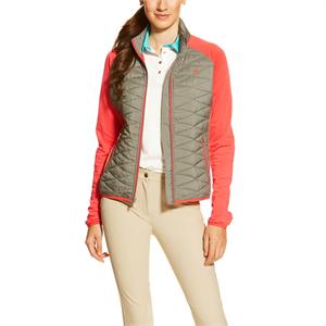 ARIAT CLOUD 9 LADIES FEATHERWEIGHT QUILTED JACKET - FLAME Image 1