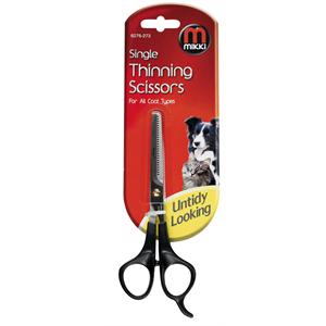 MIKKI SINGLE THINNING SCISSORS FOR ALL COATS Image 1