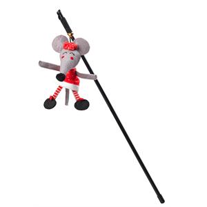 HOUSE OF PAWS MRS CLAWS CHRISTMAS CAT WAND Image 1