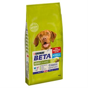 BETA Adult Dry Dog Food with Turkey & Lamb 14kg Image 1