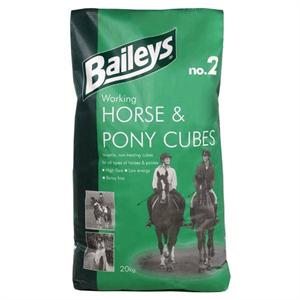 BAILEYS NO 2 WORKING HORSE AND PONY CUBES 20KG Image 1