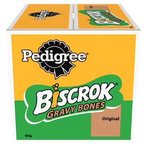 PEDIGREE BISCROK GRAVYBONES ORIGINAL 10KG with beef Image 1