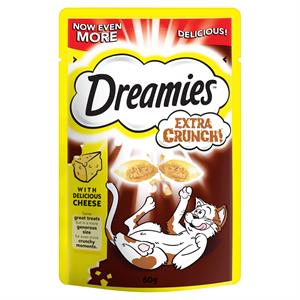 Dreamies Extra Crunch Cat Treat Cheese 55g Image 1
