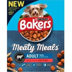 BAKERS COMPLETE MOIST MEATY MEALS with TASTY BEEF 1KG Image 1