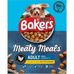 BAKERS COMPLETE MEATY MEALS with TASTY CHICKEN 1KG Image 1