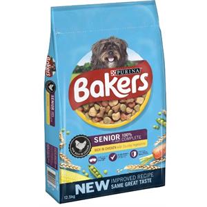 BAKERS COMPLETE SENIOR DOG FOOD 7+  (CHICKEN) 12.5KG Image 1
