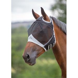 SHIRES FINE MESH FLY MASK WITH EAR HOLE Image 1