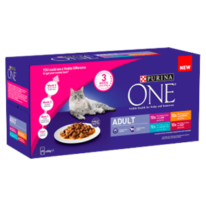 PURINA ONE -  ADULT CAT 40PK Image 1