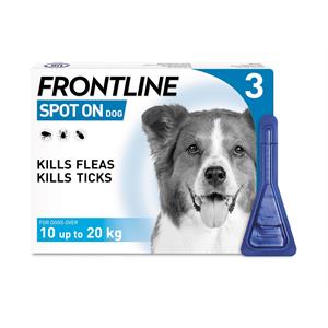 FRONTLINE SPOT ON 1.34ML MEDIUM DOG 3 PACK (10-20kg) Image 1