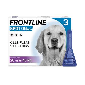 FRONTLINE SPOT ON 2.68ML LARGE DOG 3 PACK (20-40kg) Image 1