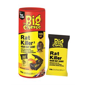 The Big Cheese STV224 STV Rat Killer - Grain Bait Sachet 150g Image 1