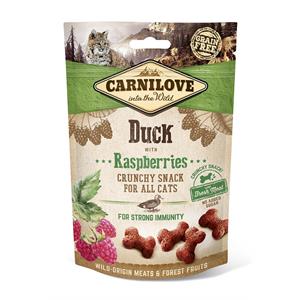 Carnilove Duck & Raspberries Crunchy Cat Treats 50g Image 1