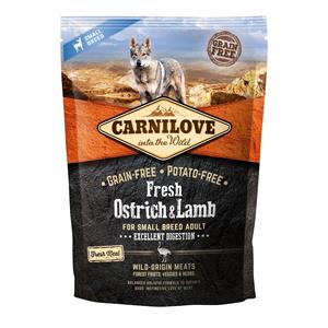 CARNILOVE ADULT DOG FRESH OSTRICH & LAMB SMALL BREED 1.5KG Image 1
