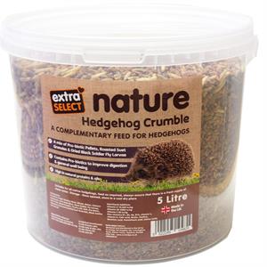 Extra Select Hedgehog Crumble Bucket 5 litre Image 1