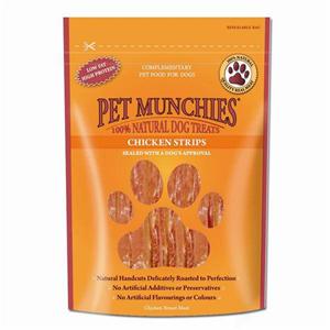 PET MUNCHIES CHICKEN STRIPS 90G (Save 20% off RRP) Image 1