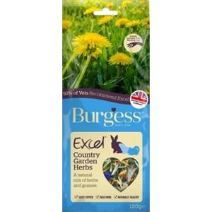 BURGESS EXCEL NATURE SNACKS COUNTRY GARDEN HERBS 120G Image 1