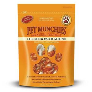 PET MUNCHIES CHICKEN AND CALCIUM BONE 100G (Save 20% off RRP) Image 1