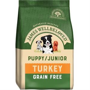 James Wellbeloved Grain Free Puppy Food 1.5kg Turkey Image 1