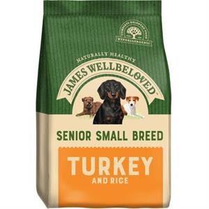 James Wellbeloved Dog Senior Small Breed Turkey 1.5kg Image 1