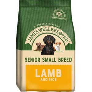 James Wellbeloved Dog Senior Small Breed Lamb & Rice 1.5kg Image 1