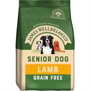 James Wellbeloved Grain Free Senior Dog Food Lamb 10kg Image 1