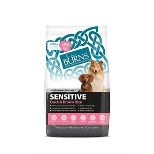 Burns Sensitive Dog Food Duck & Brown Rice 6kg Image 1
