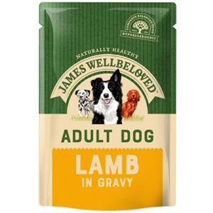 JAMES WELLBELOVED DOG POUCH LAMB & RICE ADULT 10*150G  Image 1