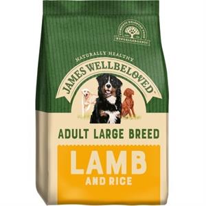 JAMES WELLBELOVED LAMB & RICE LARGE BREED ADULT DOG FOOD 15KG Image 1