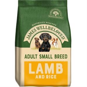 JAMES WELLBELOVED LAMB & RICE SMALL BREED ADULT DOG 1.5KG Image 1