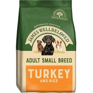 JAMES WELLBELOVED TURKEY & RICE SMALL BREED ADULT DOG 1.5KG Image 1