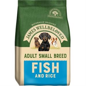JAMES WELLBELOVED FISH & RICE SMALL BREED ADULT DOG 1.5KG Image 1