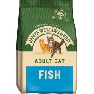 JAMES WELLBELOVED ADULT CAT FOOD 10KG - FISH  Image 1