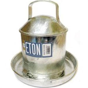 GALVANISED POULTRY DRINKER 1/2 GALLON (2.25L) Image 1